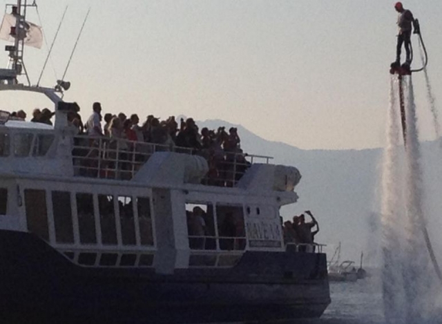  flyboard en Córcega 